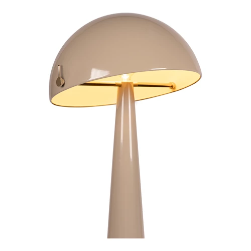 Lucide BARONE - Floor lamp - Ø 52,6 cm - 1xE27 - Taupe | Vibes - detail 1